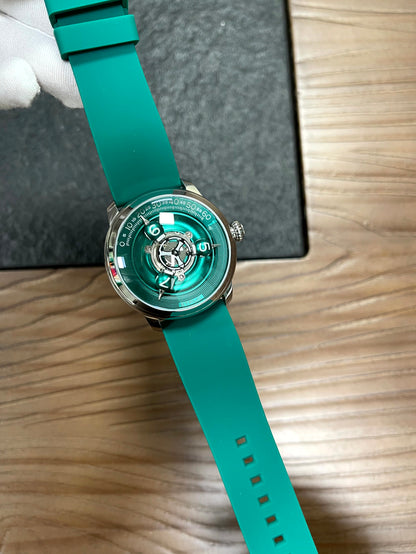 Time Shuttle Mechanical Watch – Redefining Time | Single-Color Chapter Ring