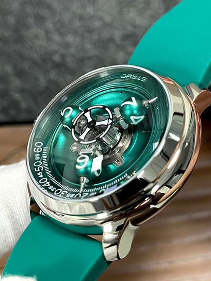 Time Shuttle Mechanical Watch – Redefining Time | Single-Color Chapter Ring
