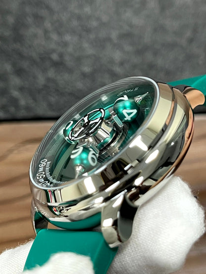 Time Shuttle Mechanical Watch – Redefining Time | Single-Color Chapter Ring