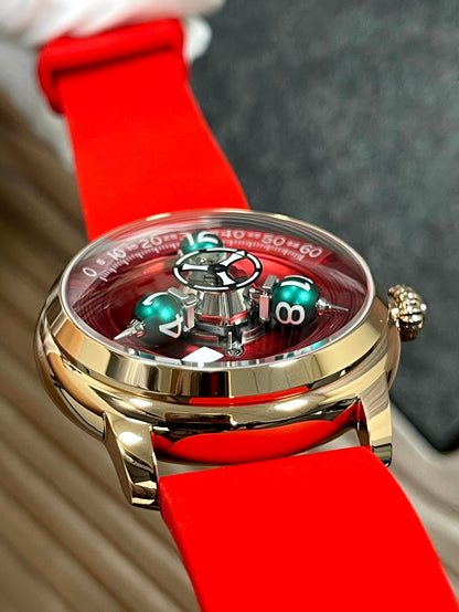 Time Shuttle Mechanical Watch – Redefining Time | Single-Color Chapter Ring