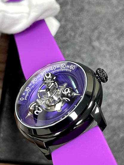 Time Shuttle Mechanical Watch – Redefining Time | Single-Color Chapter Ring