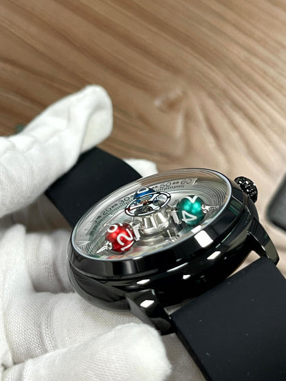 Time Shuttle Mechanical Watch – Redefining Time | Single-Color Chapter Ring
