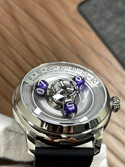 Time Shuttle Mechanical Watch – Redefining Time | Single-Color Chapter Ring