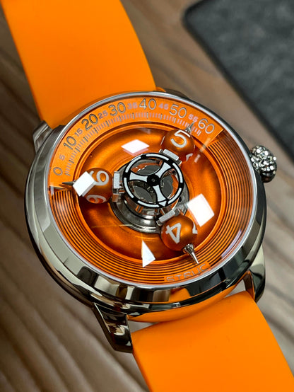 Time Shuttle Mechanical Watch – Redefining Time | Single-Color Chapter Ring