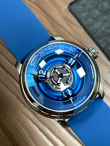 Time Shuttle Mechanical Watch – Redefining Time | Single-Color Chapter Ring