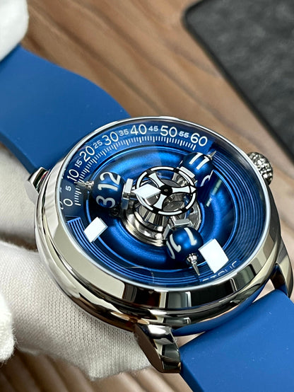 Time Shuttle Mechanical Watch – Redefining Time | Single-Color Chapter Ring