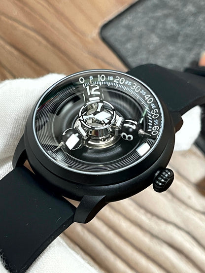Time Shuttle Mechanical Watch – Redefining Time | Single-Color Chapter Ring