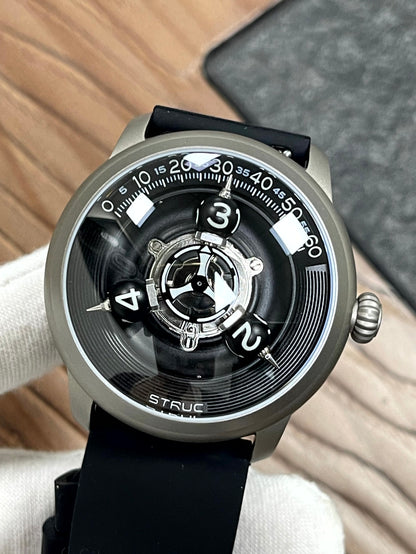 Time Shuttle Mechanical Watch – Redefining Time | Single-Color Chapter Ring