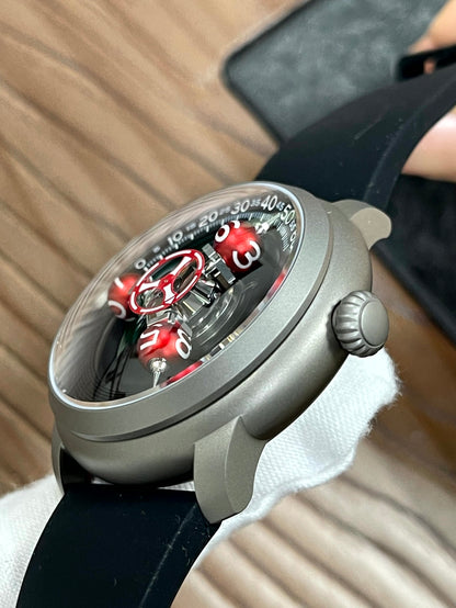 Time Shuttle Mechanical Watch – Redefining Time | Single-Color Chapter Ring