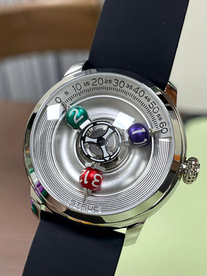 Time Shuttle Mechanical Watch – Redefining Time | Single-Color Chapter Ring