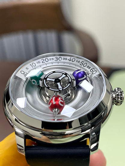 Time Shuttle Mechanical Watch – Redefining Time | Single-Color Chapter Ring