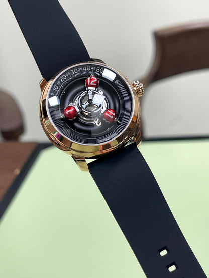 Time Shuttle Mechanical Watch – Redefining Time | Single-Color Chapter Ring