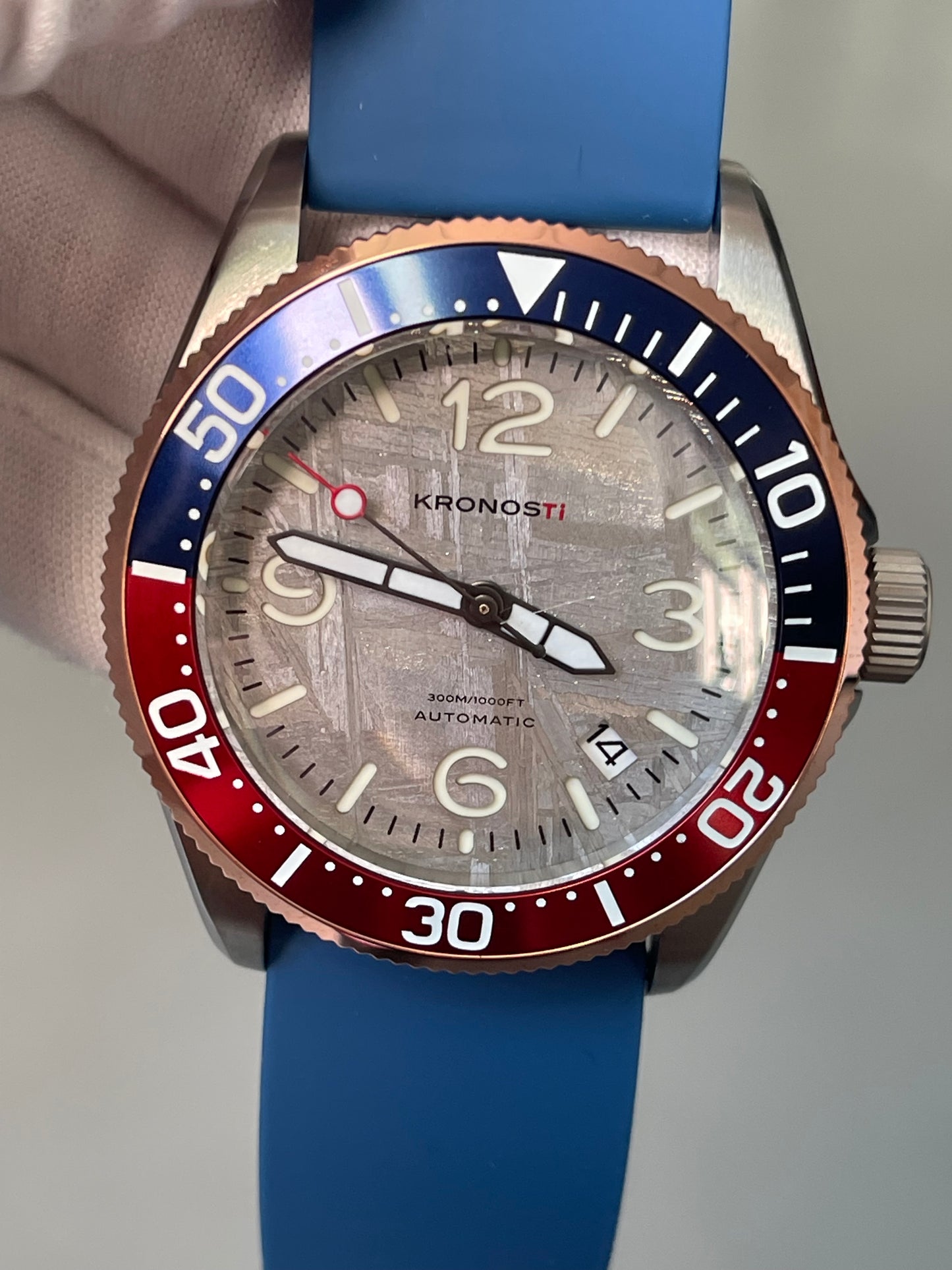KRONOSTI Deep Explorer – Meteorite Dial (Three-Hand with Date)