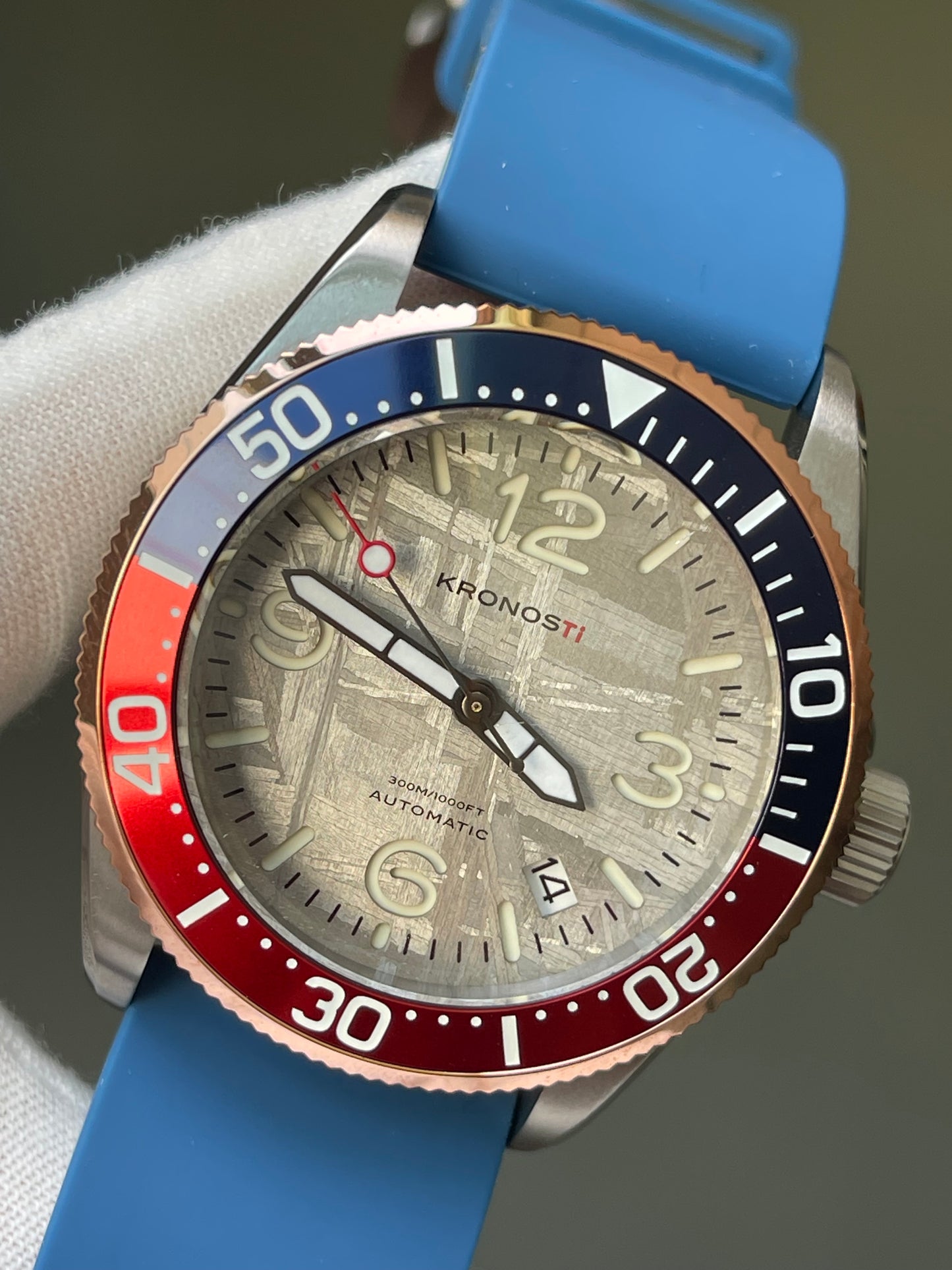 KRONOSTI Deep Explorer – Meteorite Dial (Three-Hand with Date)