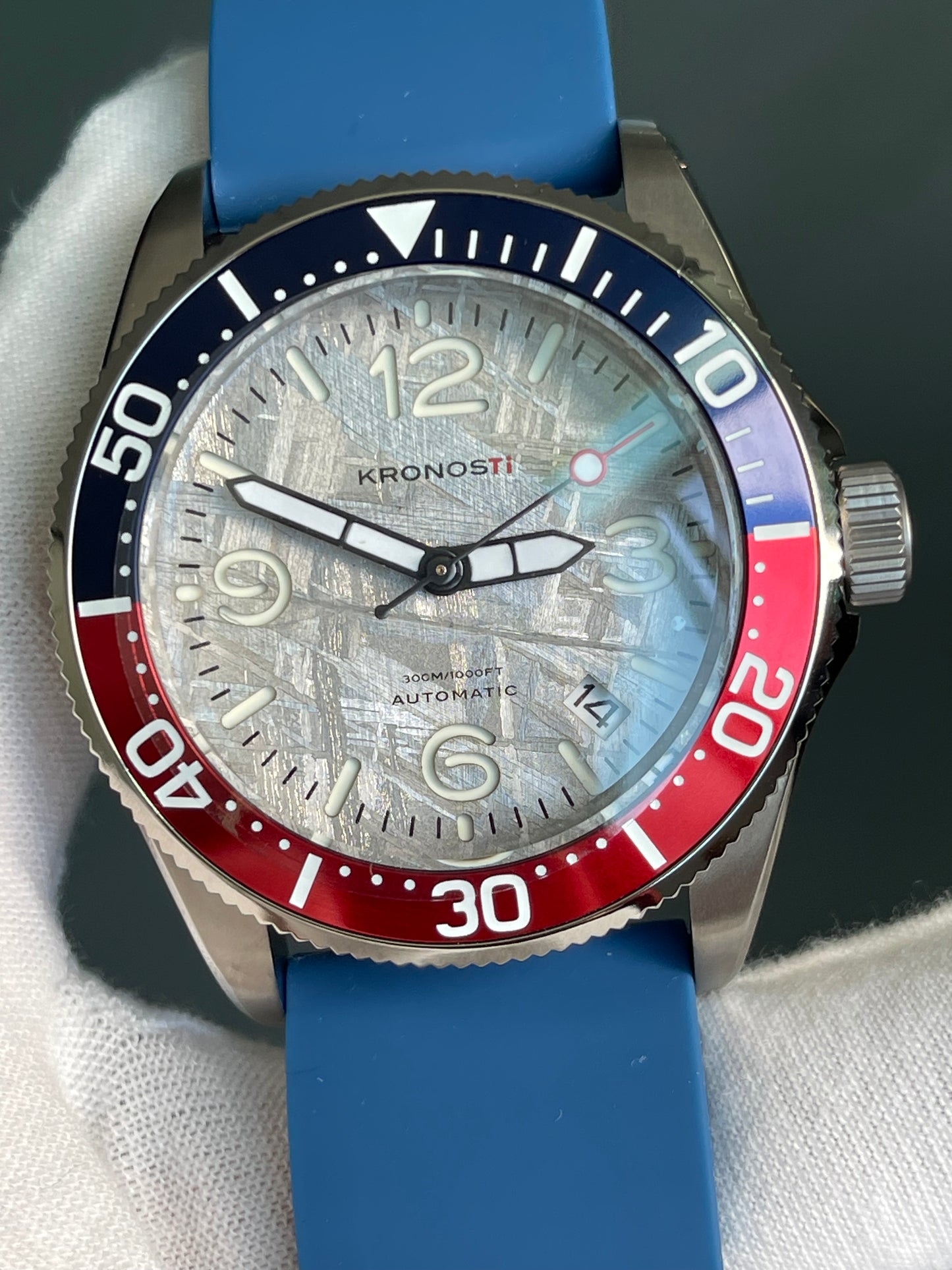 KRONOSTI Deep Explorer – Meteorite Dial (Three-Hand with Date)