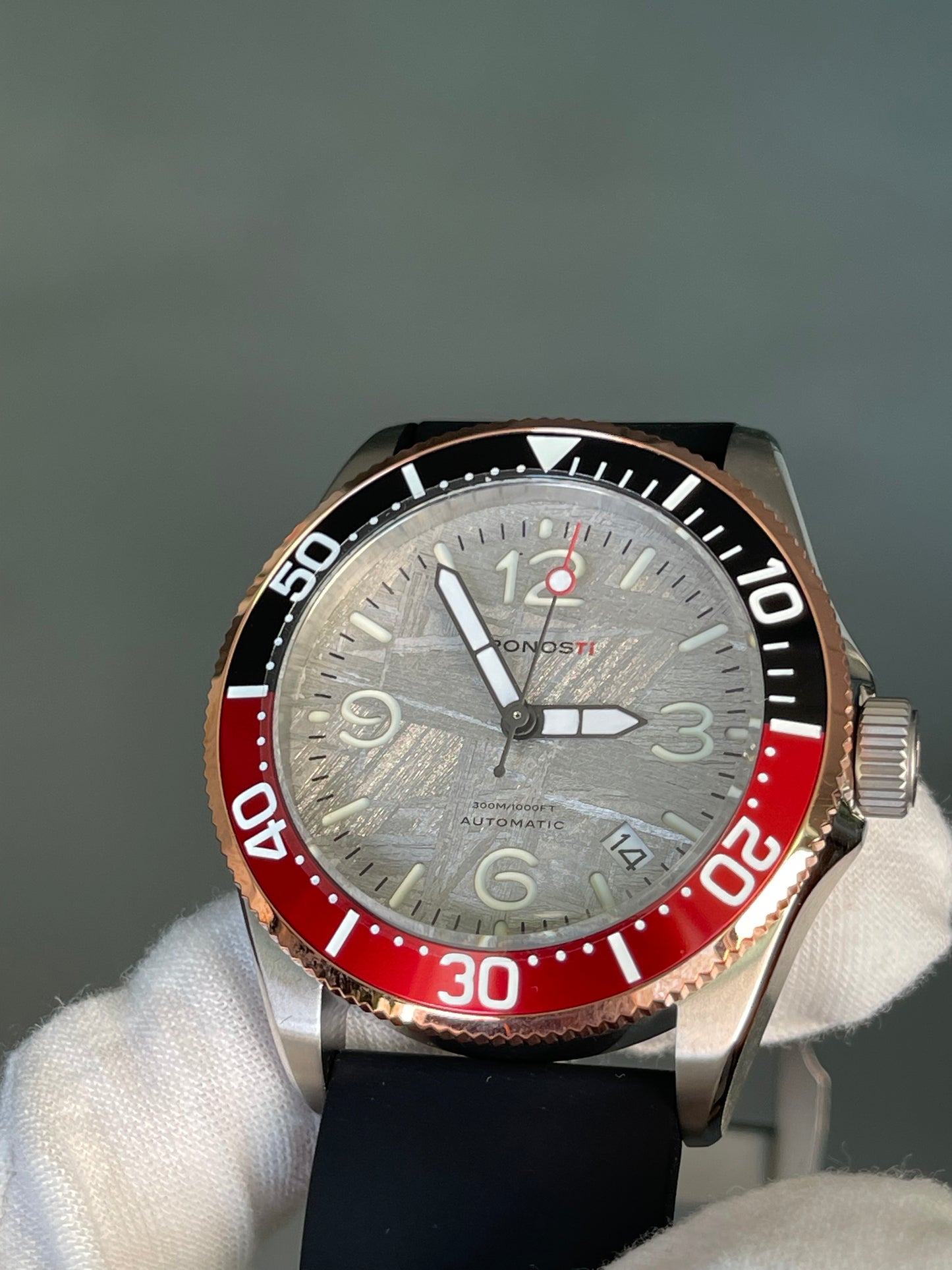 KRONOSTI Deep Explorer – Meteorite Dial (Three-Hand with Date)