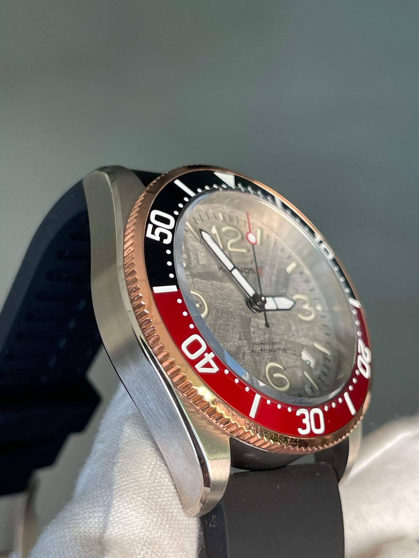 KRONOSTI Deep Explorer – Meteorite Dial (Three-Hand with Date)