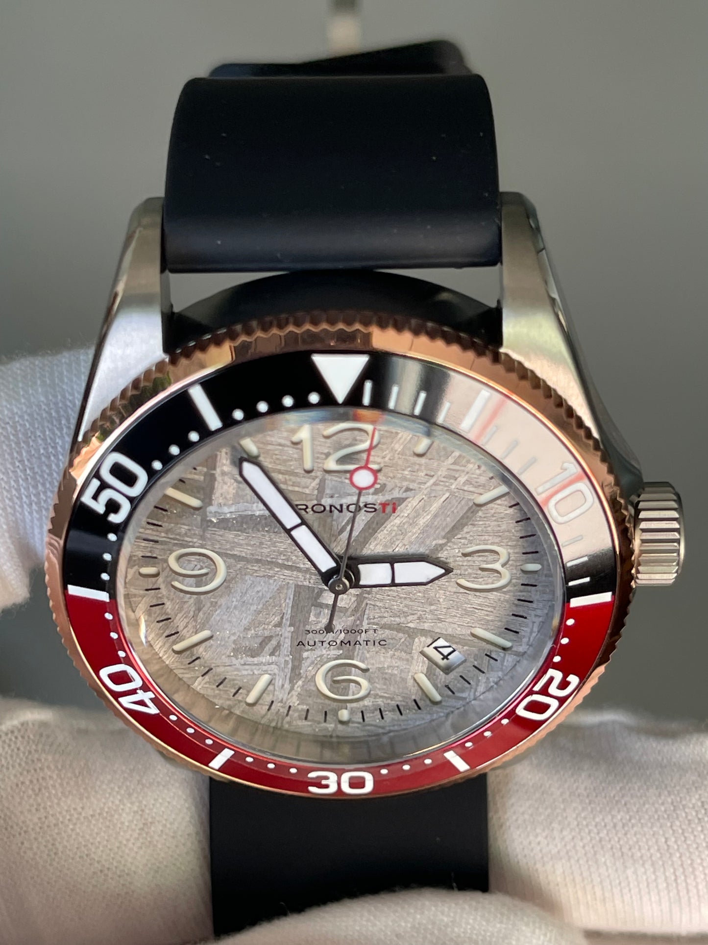 KRONOSTI Deep Explorer – Meteorite Dial (Three-Hand with Date)