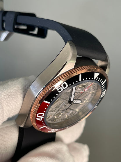 KRONOSTI Deep Explorer – Meteorite Dial (Three-Hand with Date)
