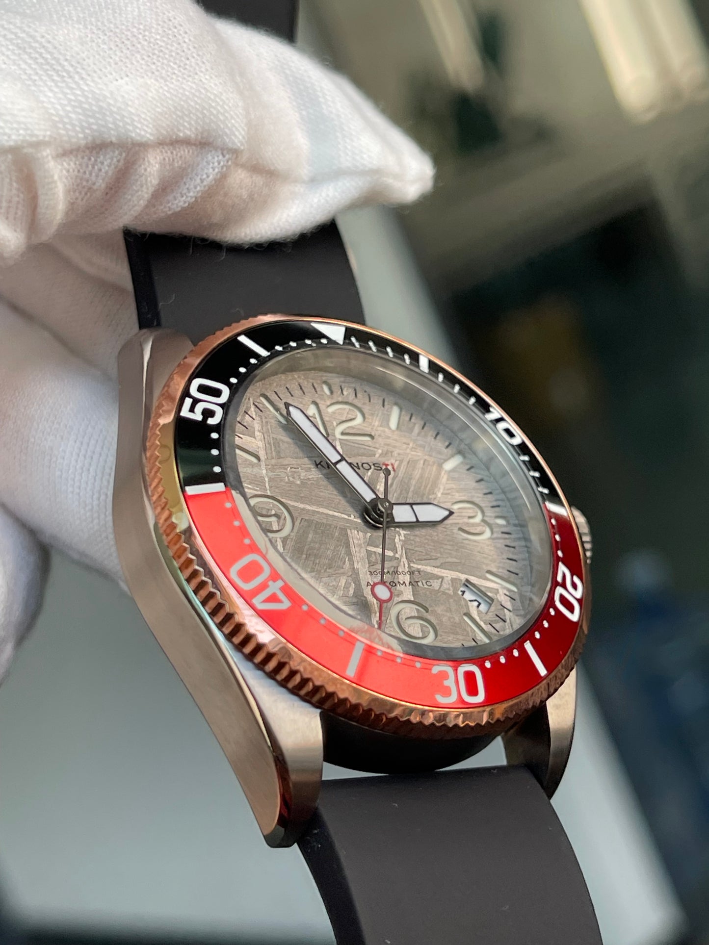 KRONOSTI Deep Explorer – Meteorite Dial (Three-Hand with Date)