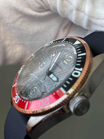 KRONOSTI Deep Explorer – Meteorite Dial (Three-Hand with Date)
