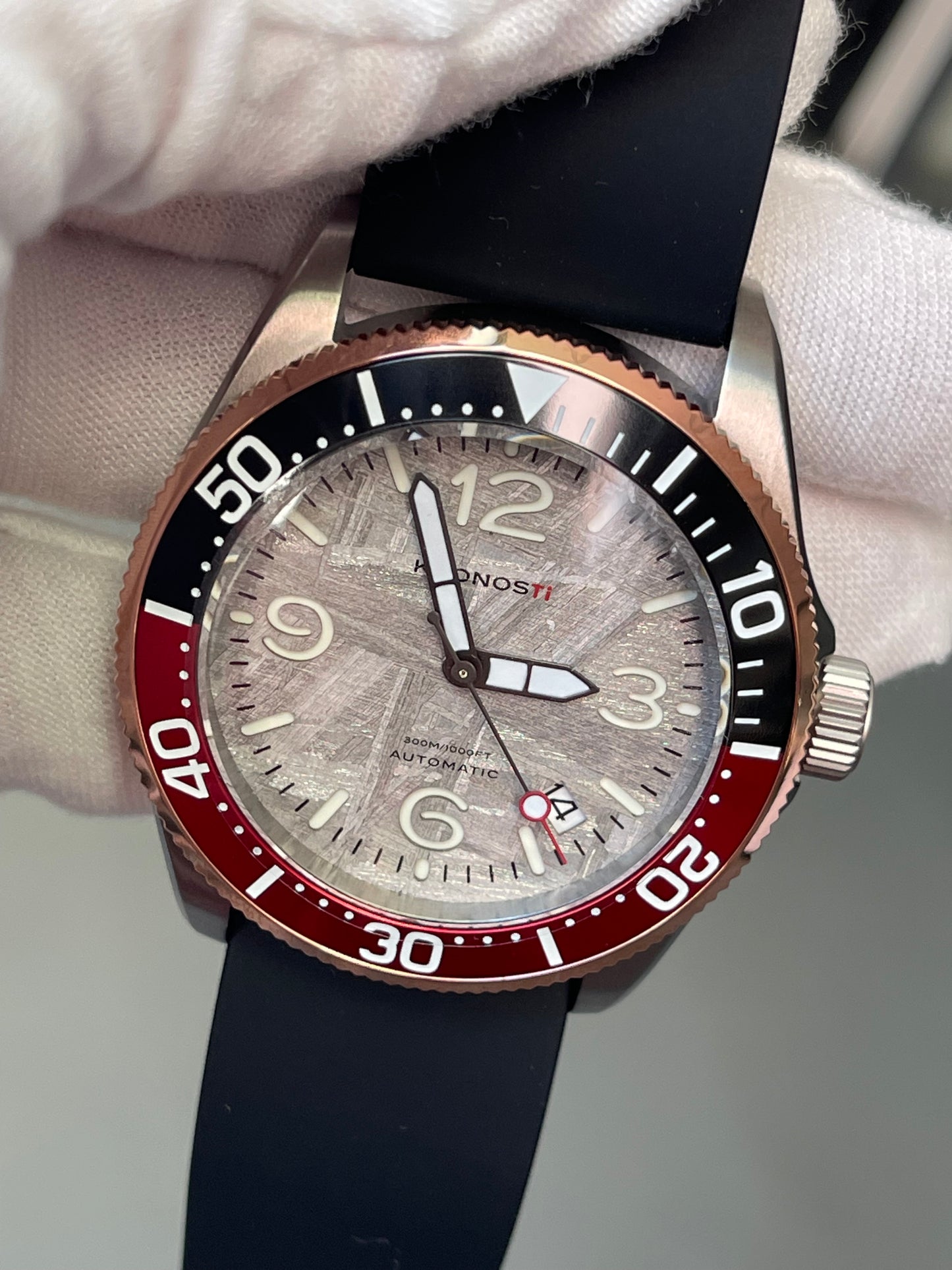 KRONOSTI Deep Explorer – Meteorite Dial (Three-Hand with Date)