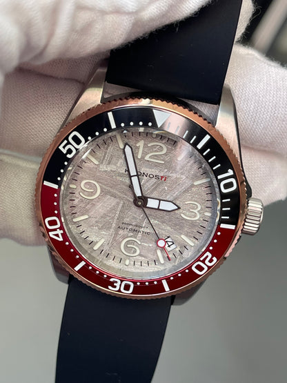 KRONOSTI Deep Explorer – Meteorite Dial (Three-Hand with Date)