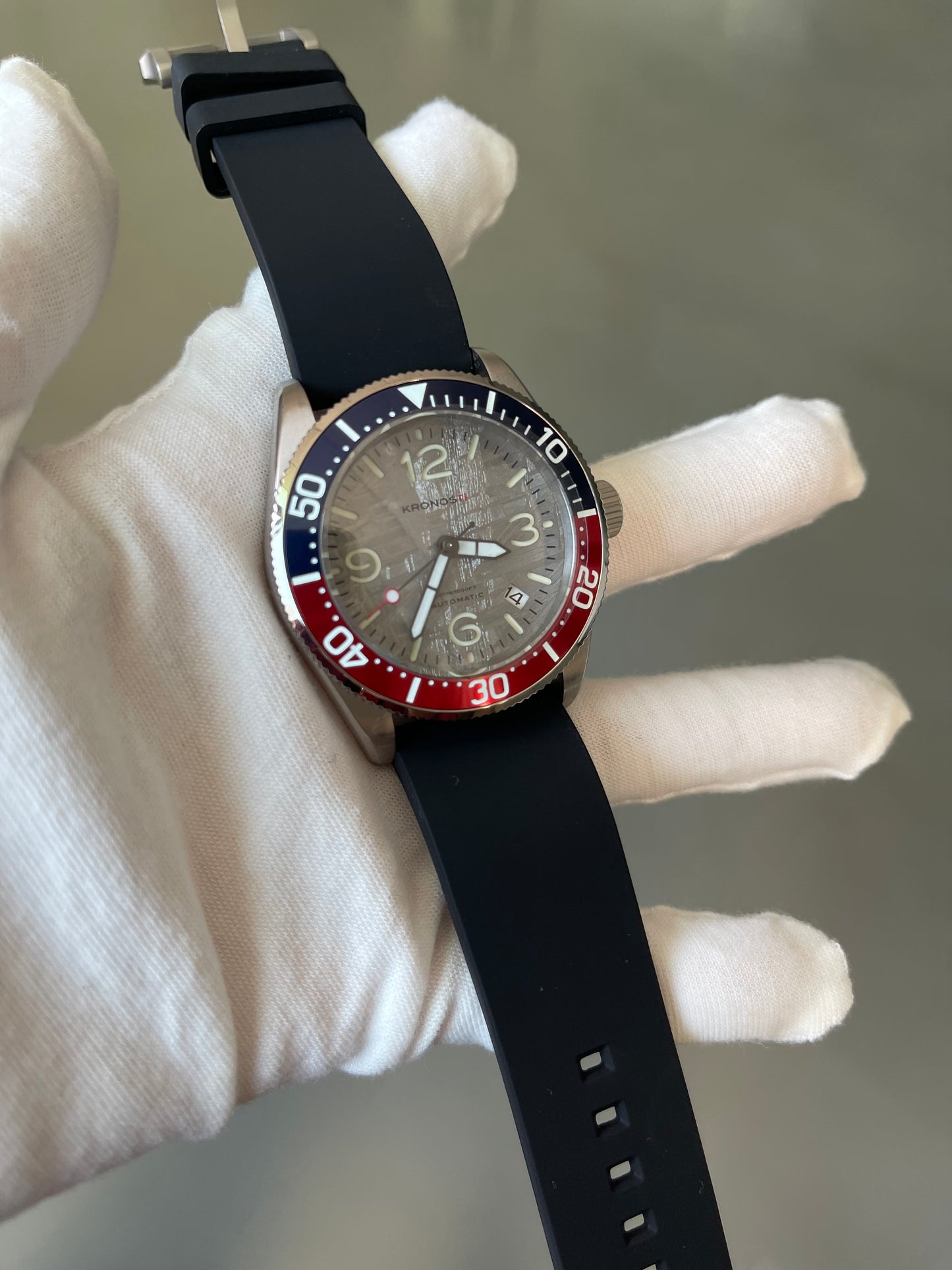 KRONOSTI Deep Explorer – Meteorite Dial (Three-Hand with Date)