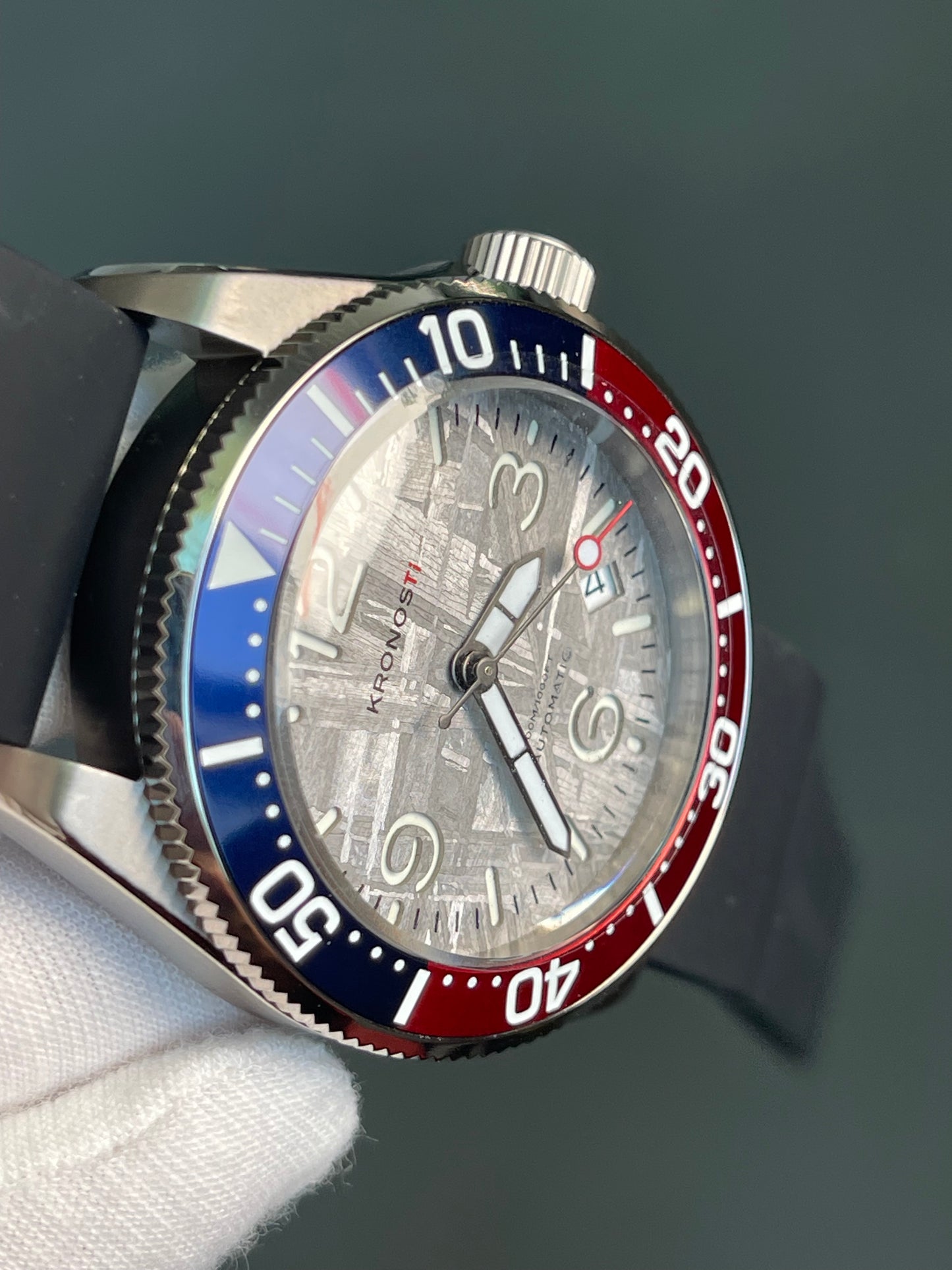 KRONOSTI Deep Explorer – Meteorite Dial (Three-Hand with Date)