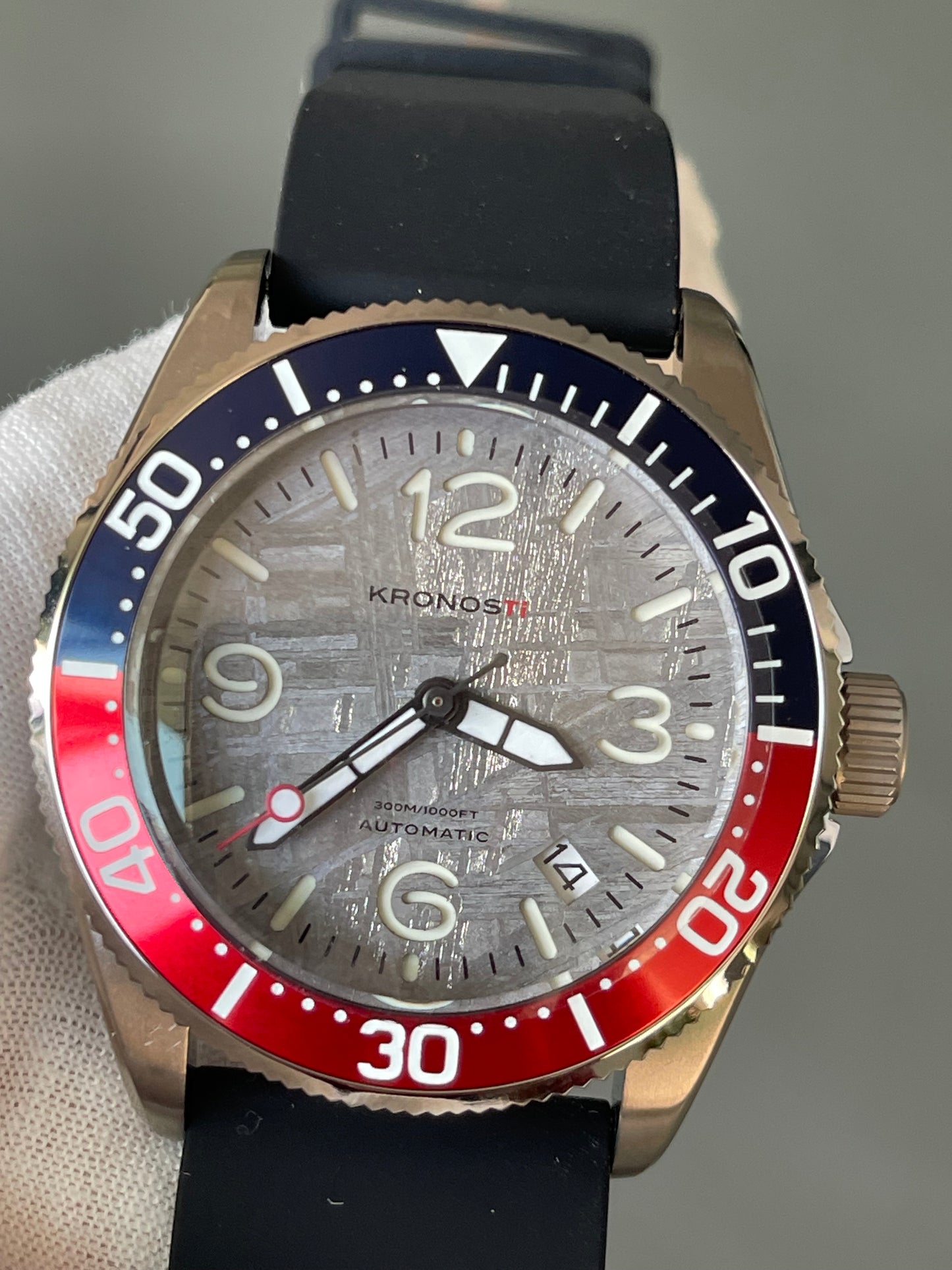 KRONOSTI Deep Explorer – Meteorite Dial (Three-Hand with Date)