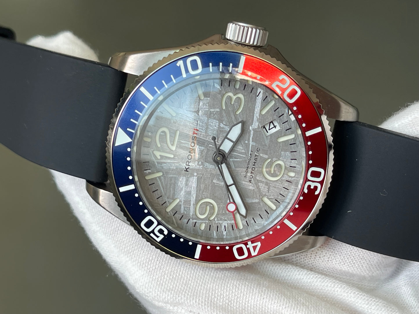 KRONOSTI Deep Explorer – Meteorite Dial (Three-Hand with Date)