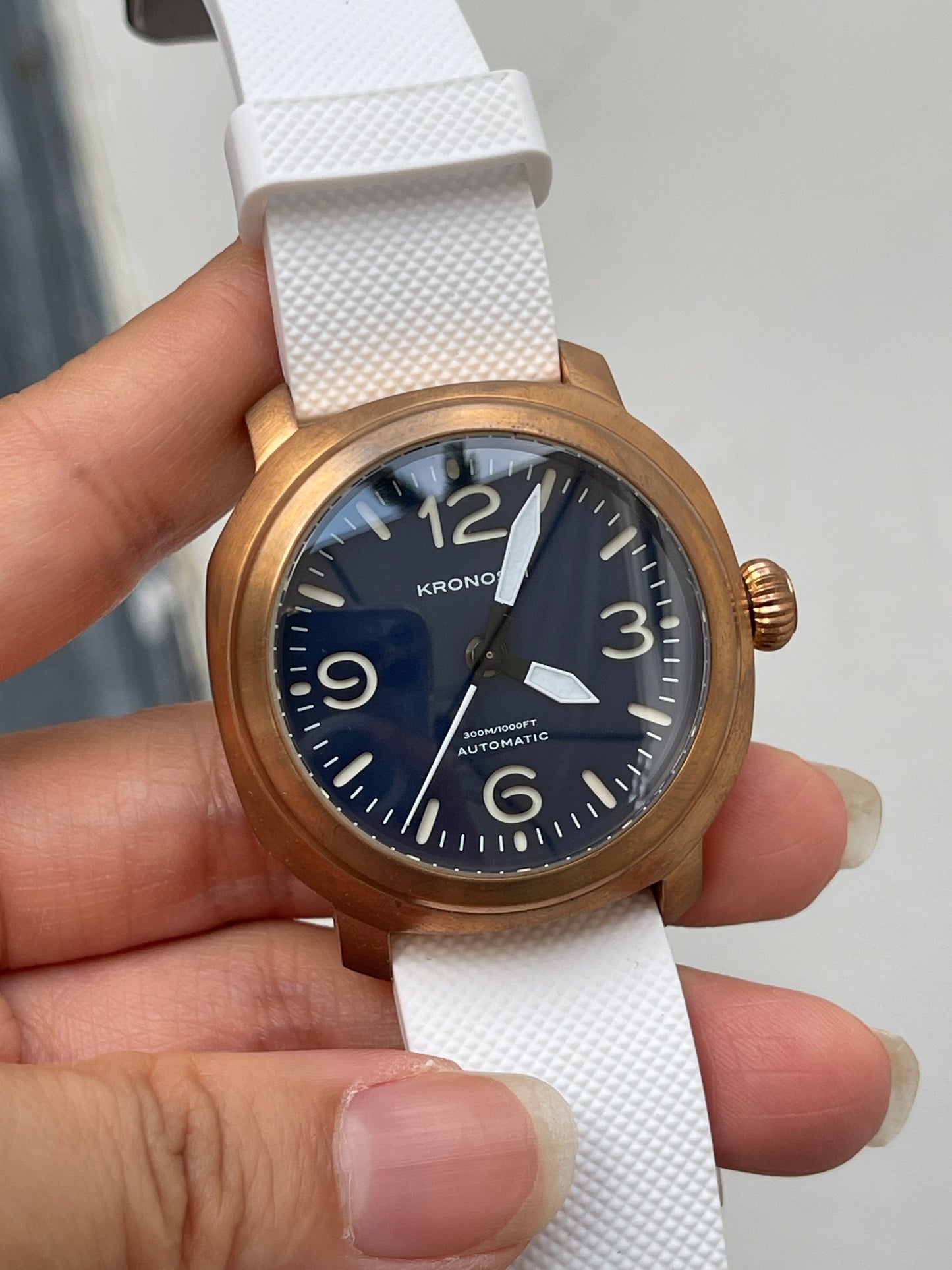 KRONOSTI Voyager Horizon – Three-Hand Bronze