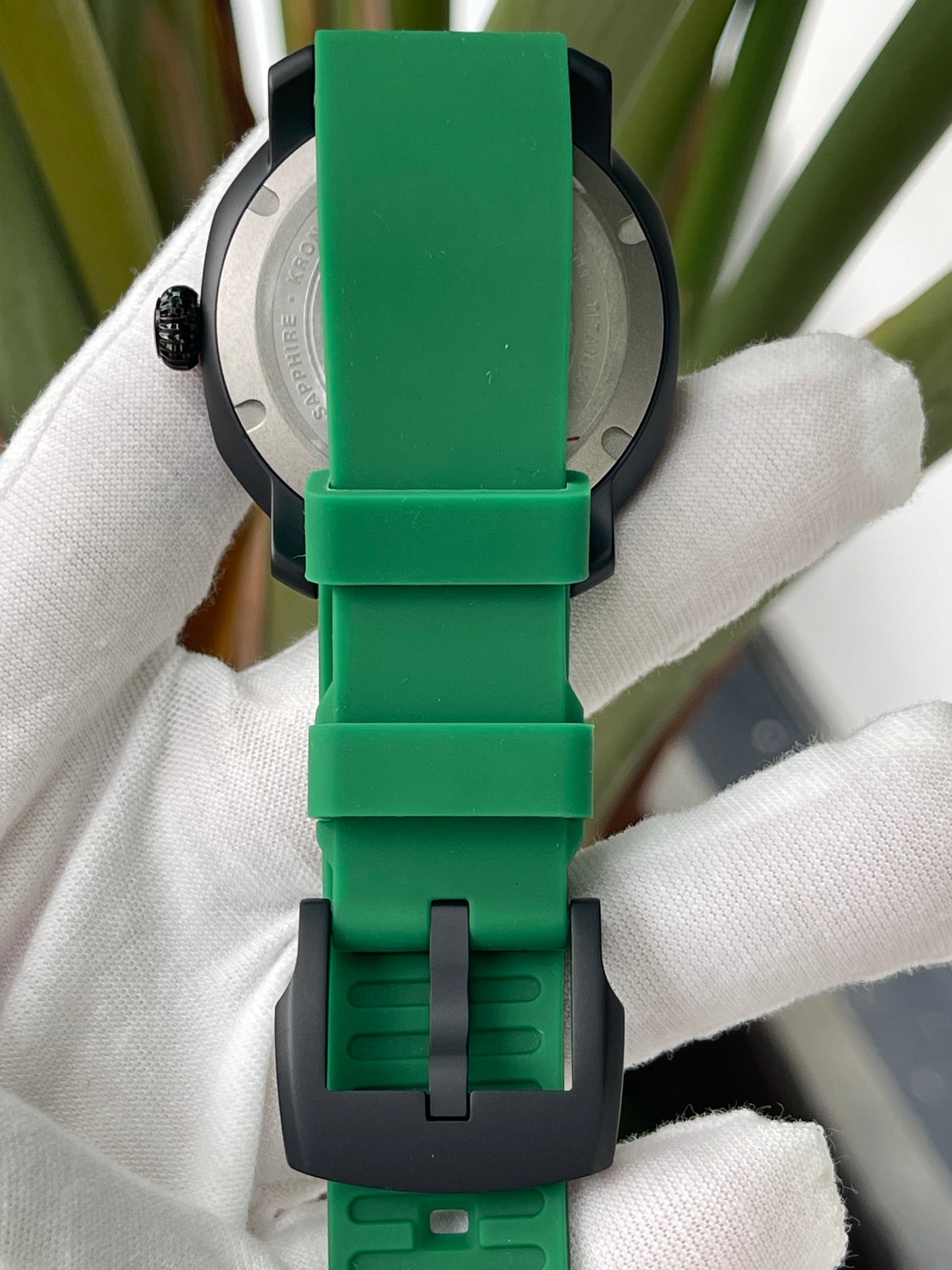 KRONOSTI Voyager Horizon – Three-Hand Black Titanium