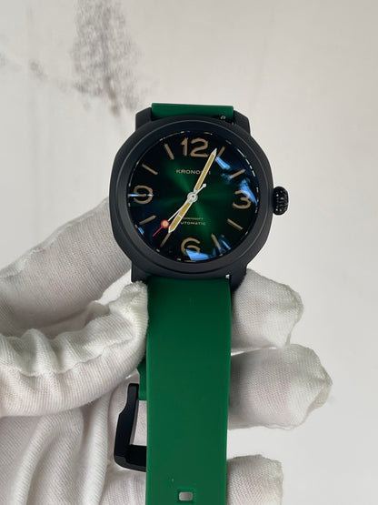 KRONOSTI Voyager Horizon – Three-Hand Black Titanium