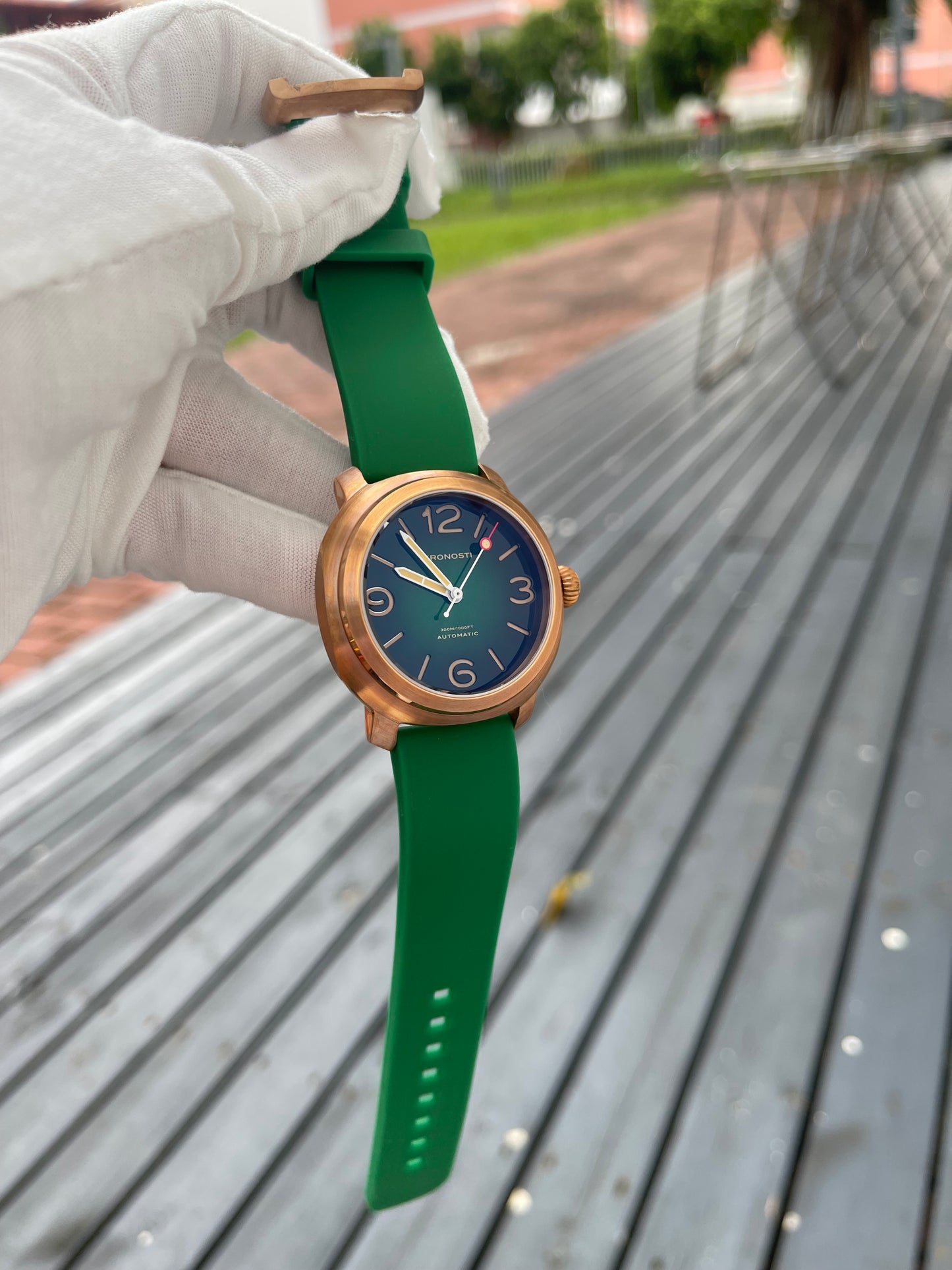 KRONOSTI Voyager Horizon – Three-Hand Bronze