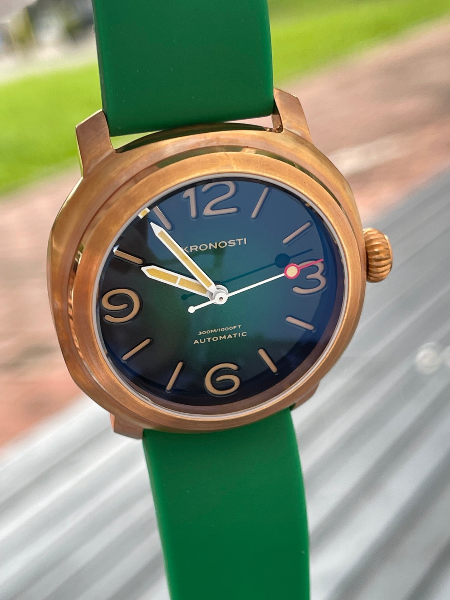 KRONOSTI Voyager Horizon – Three-Hand Bronze