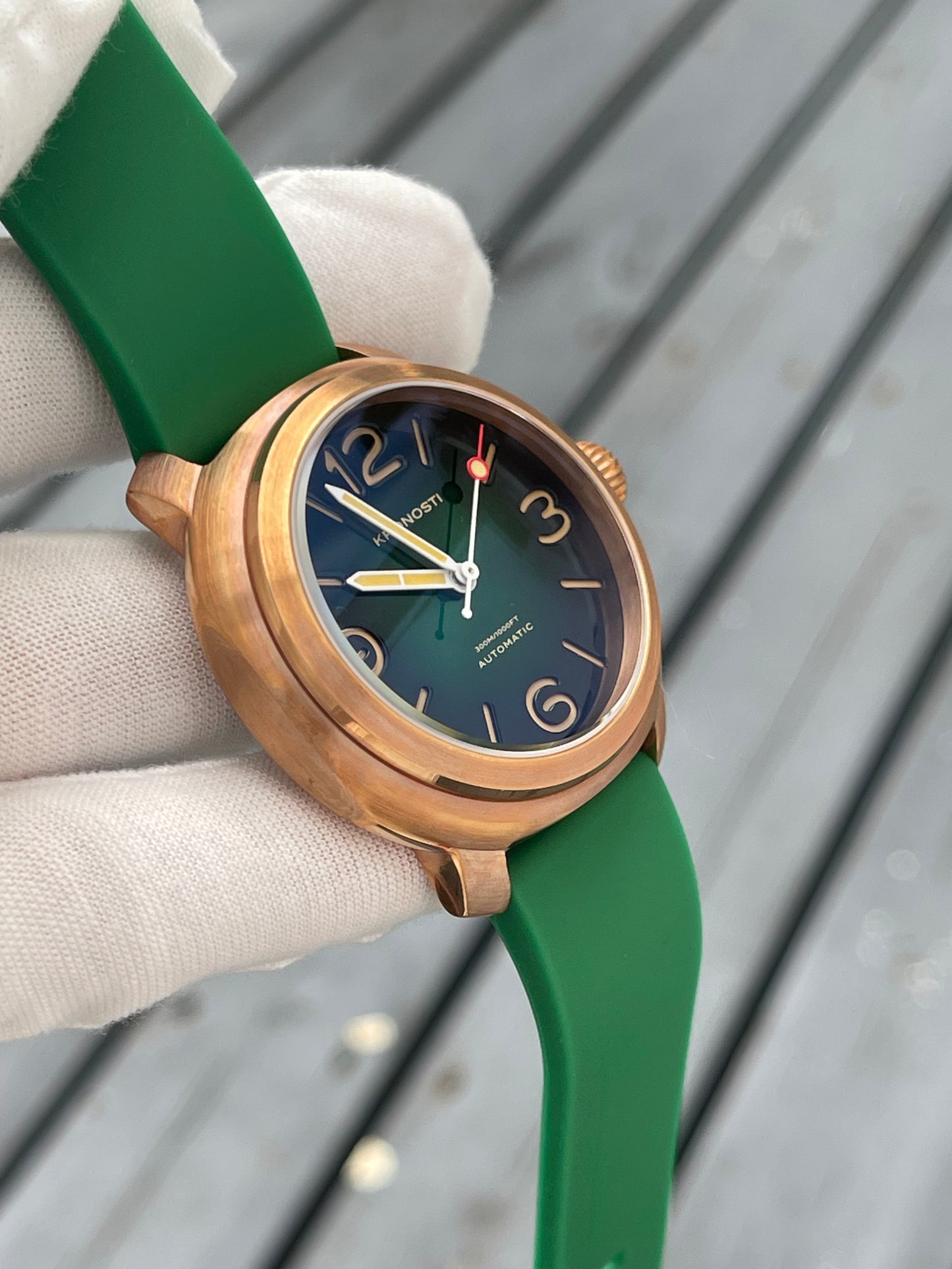 KRONOSTI Voyager Horizon – Three-Hand Bronze