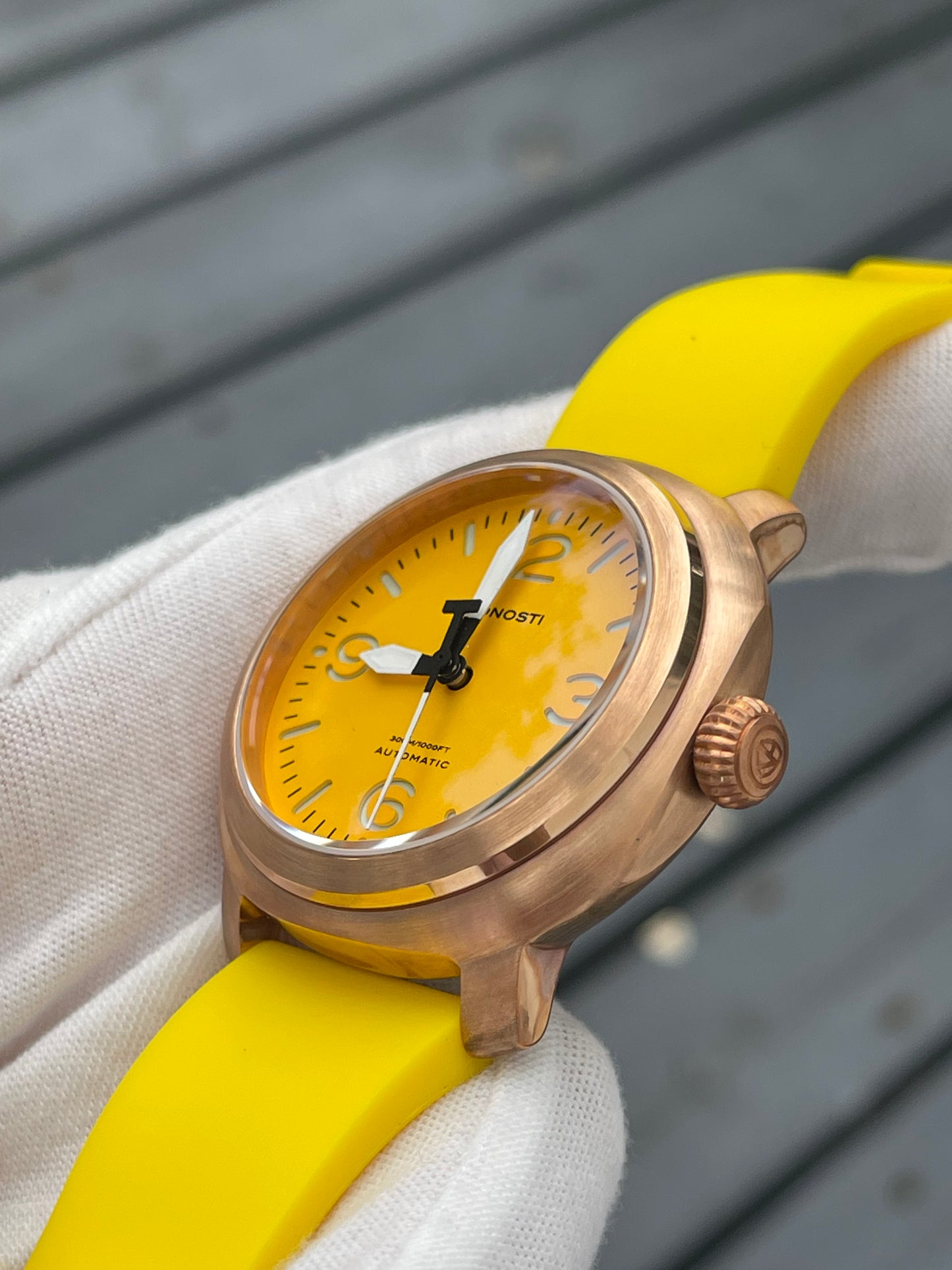 KRONOSTI Voyager Horizon – Three-Hand Bronze