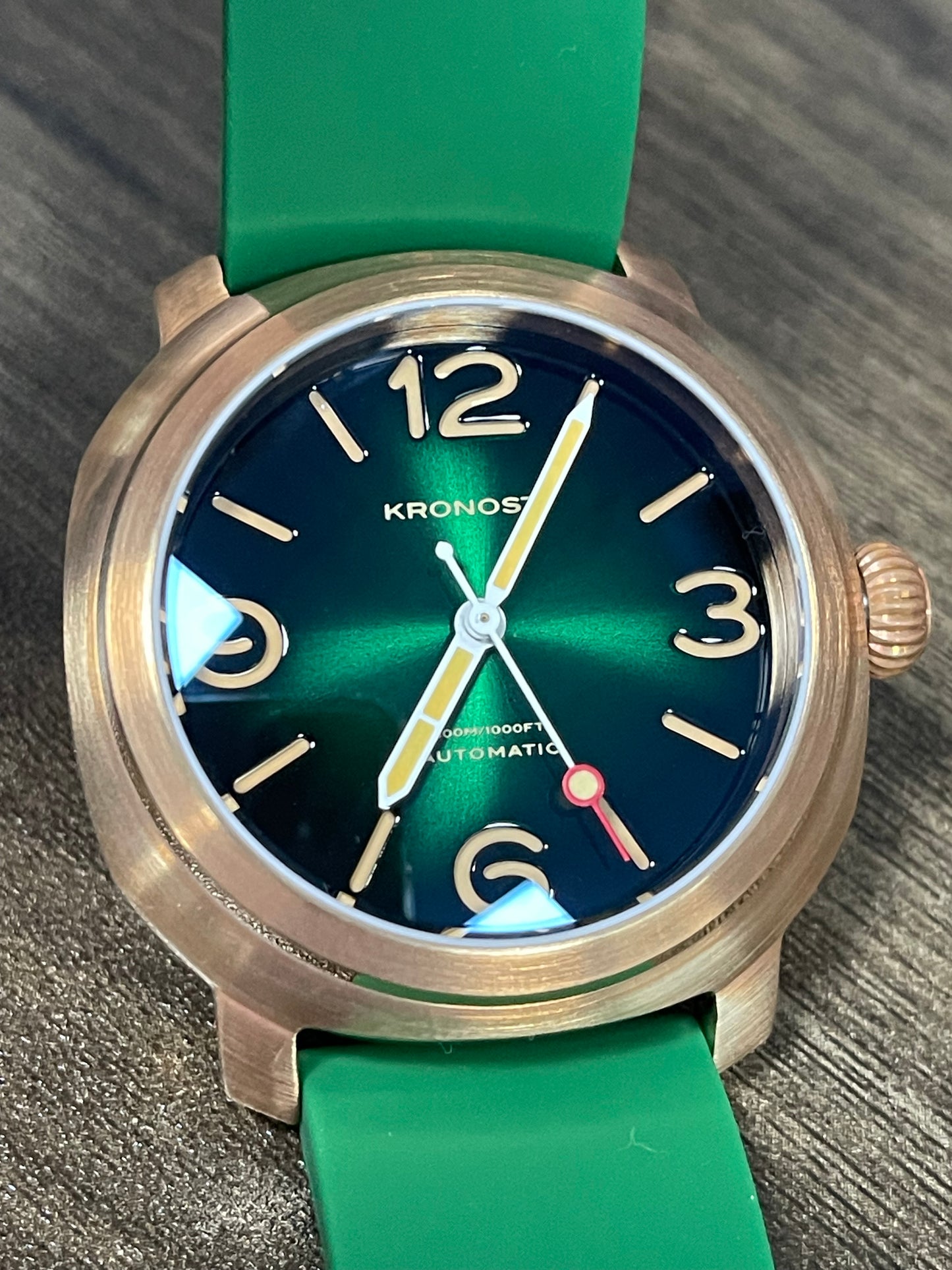 KRONOSTI Voyager Horizon – Three-Hand Bronze