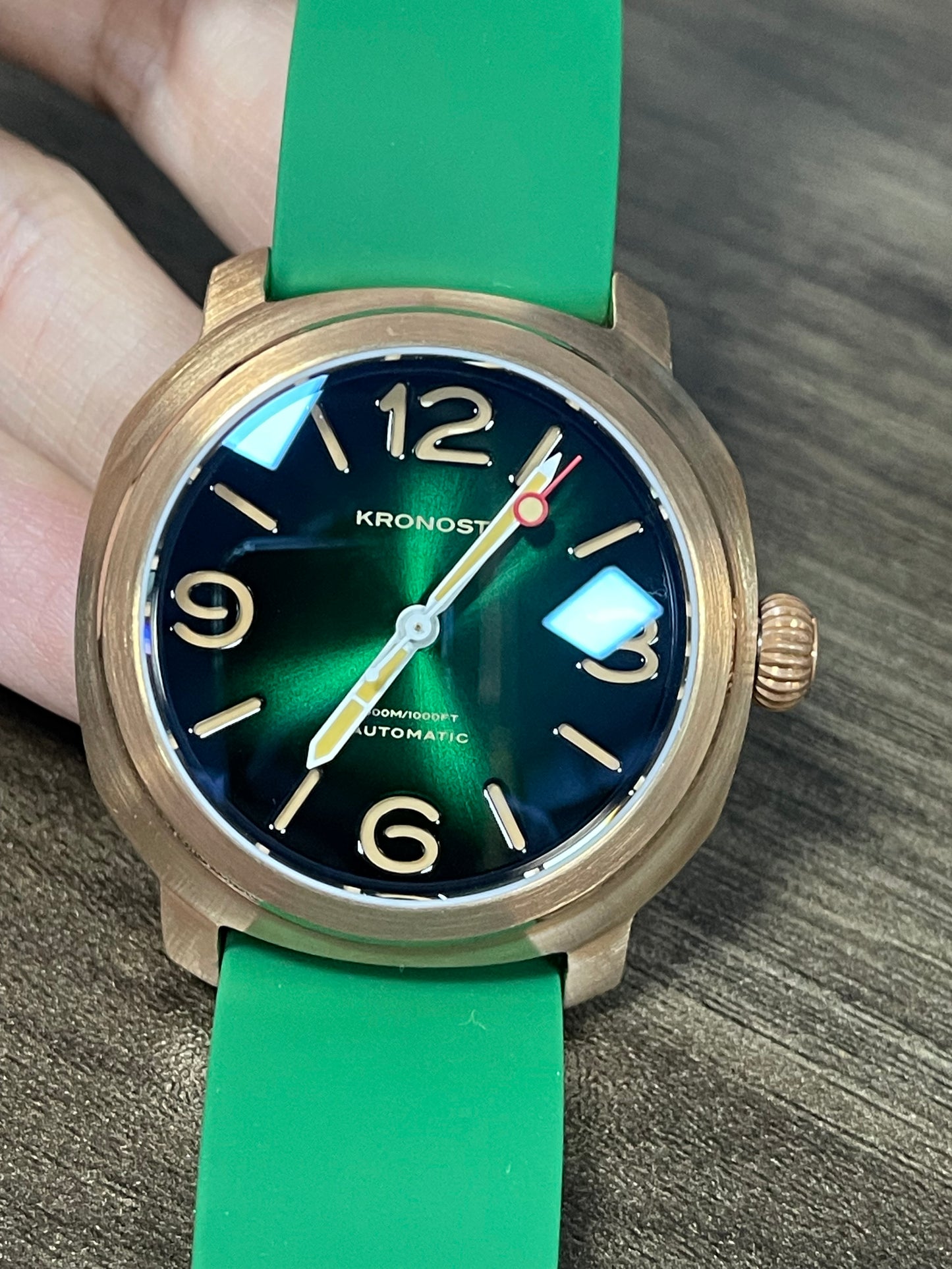 KRONOSTI Voyager Horizon – Three-Hand Bronze