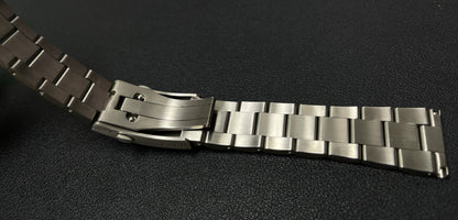 Full titanium alloy band  double-press safety titanium buckle