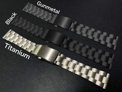 Full titanium alloy band  double-press safety titanium buckle