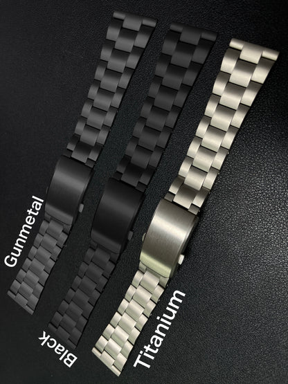Full titanium alloy band  double-press safety titanium buckle