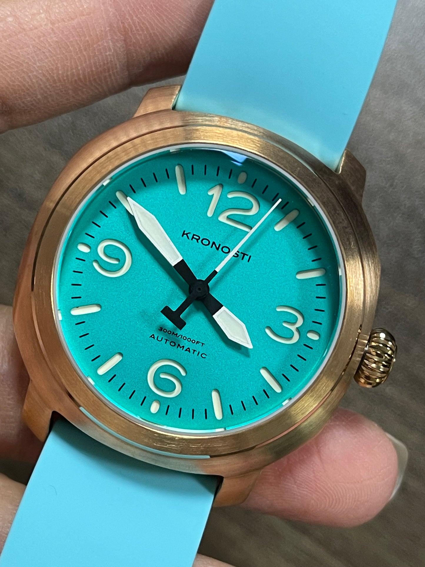 KRONOSTI Voyager Horizon – Three-Hand Bronze