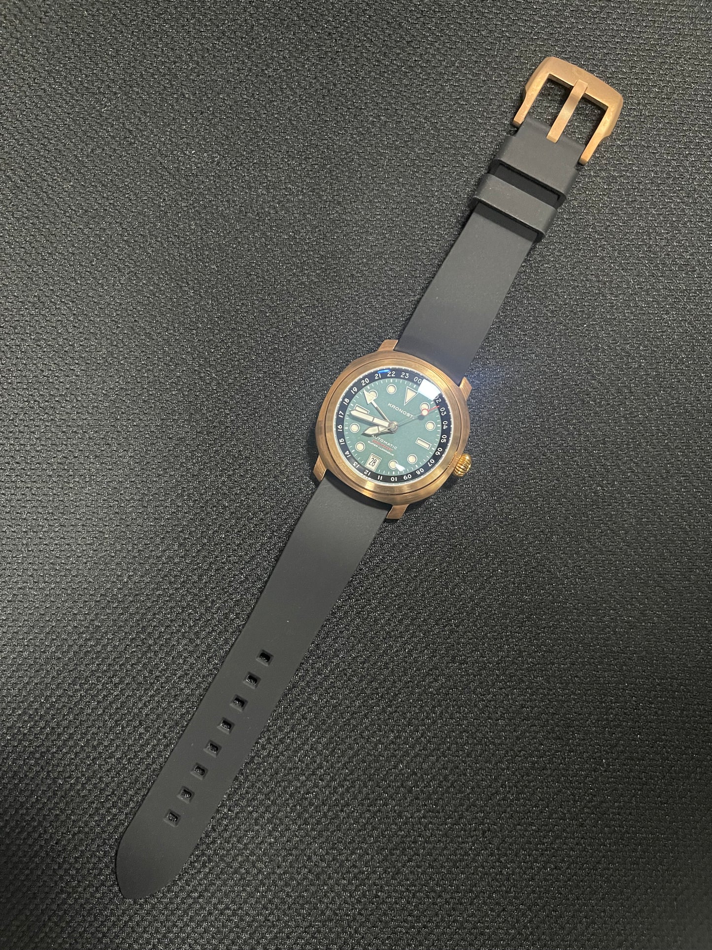 KRONOSTI Voyager Horizon – GMT Bronze