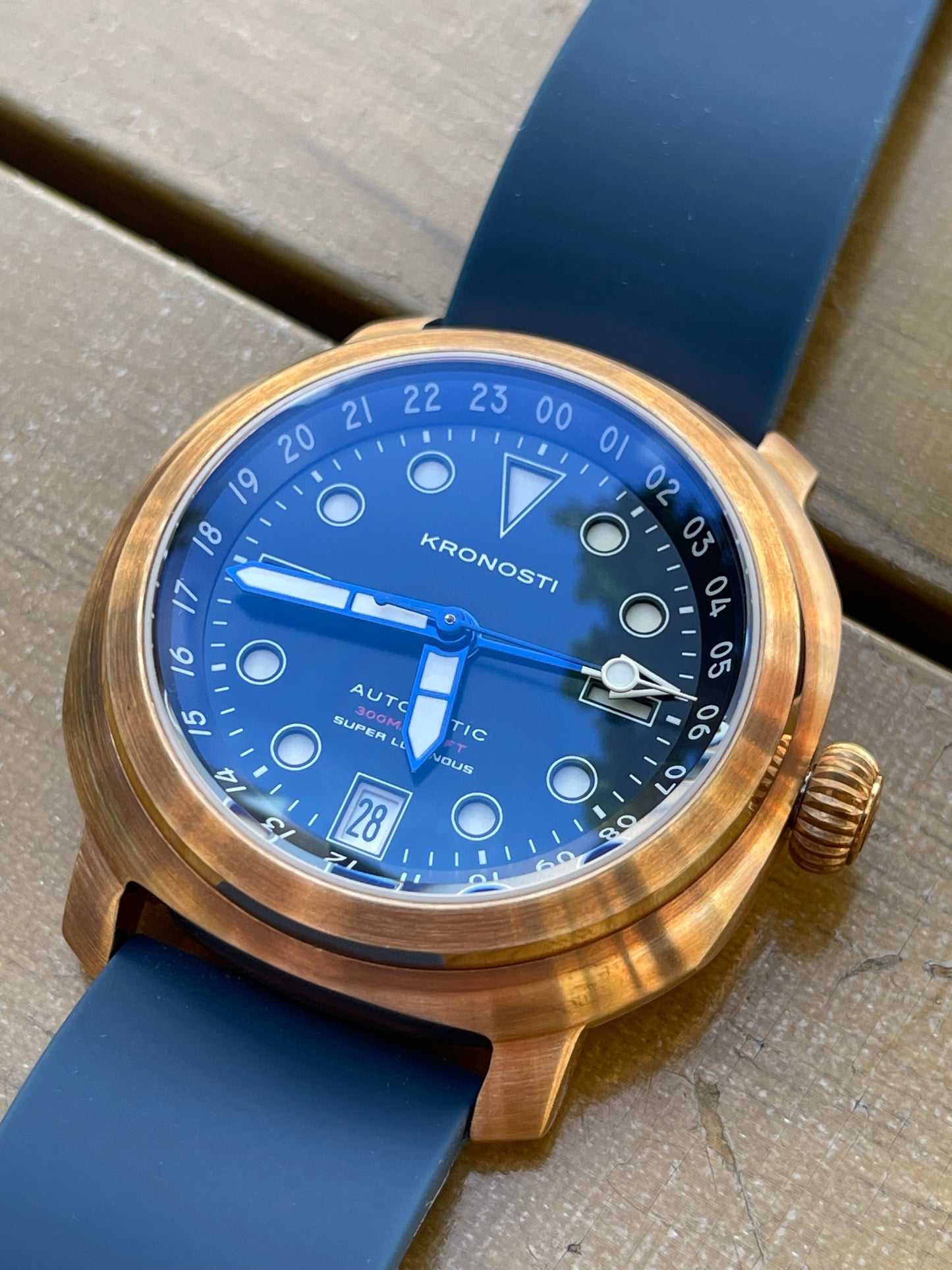 KRONOSTI Voyager Horizon – GMT Bronze