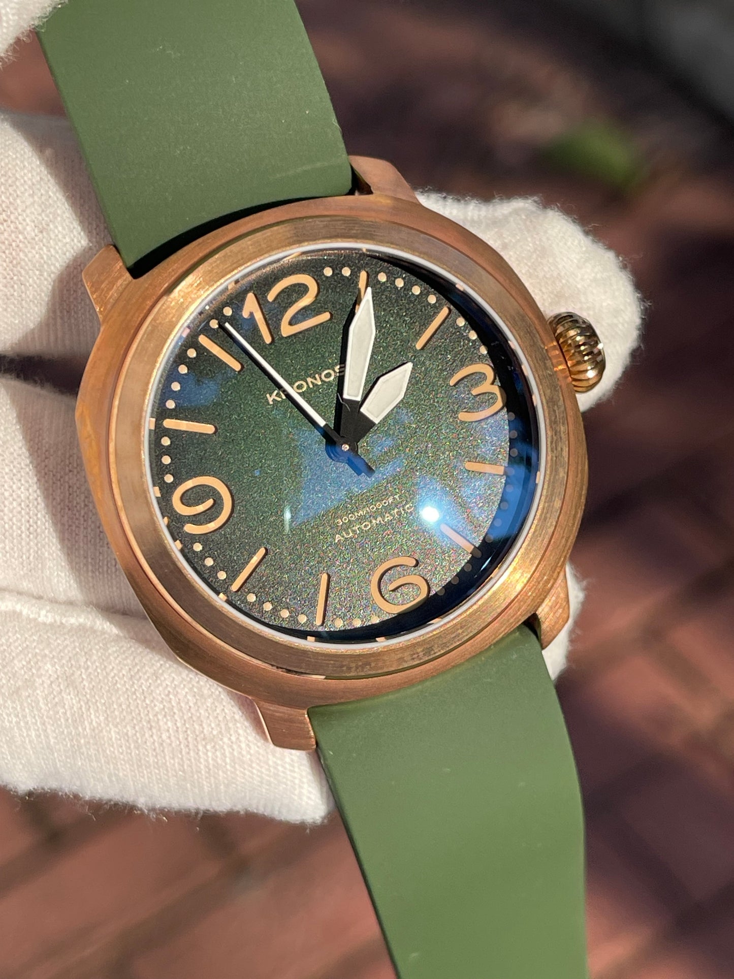 KRONOSTI Voyager Horizon – Three-Hand Bronze