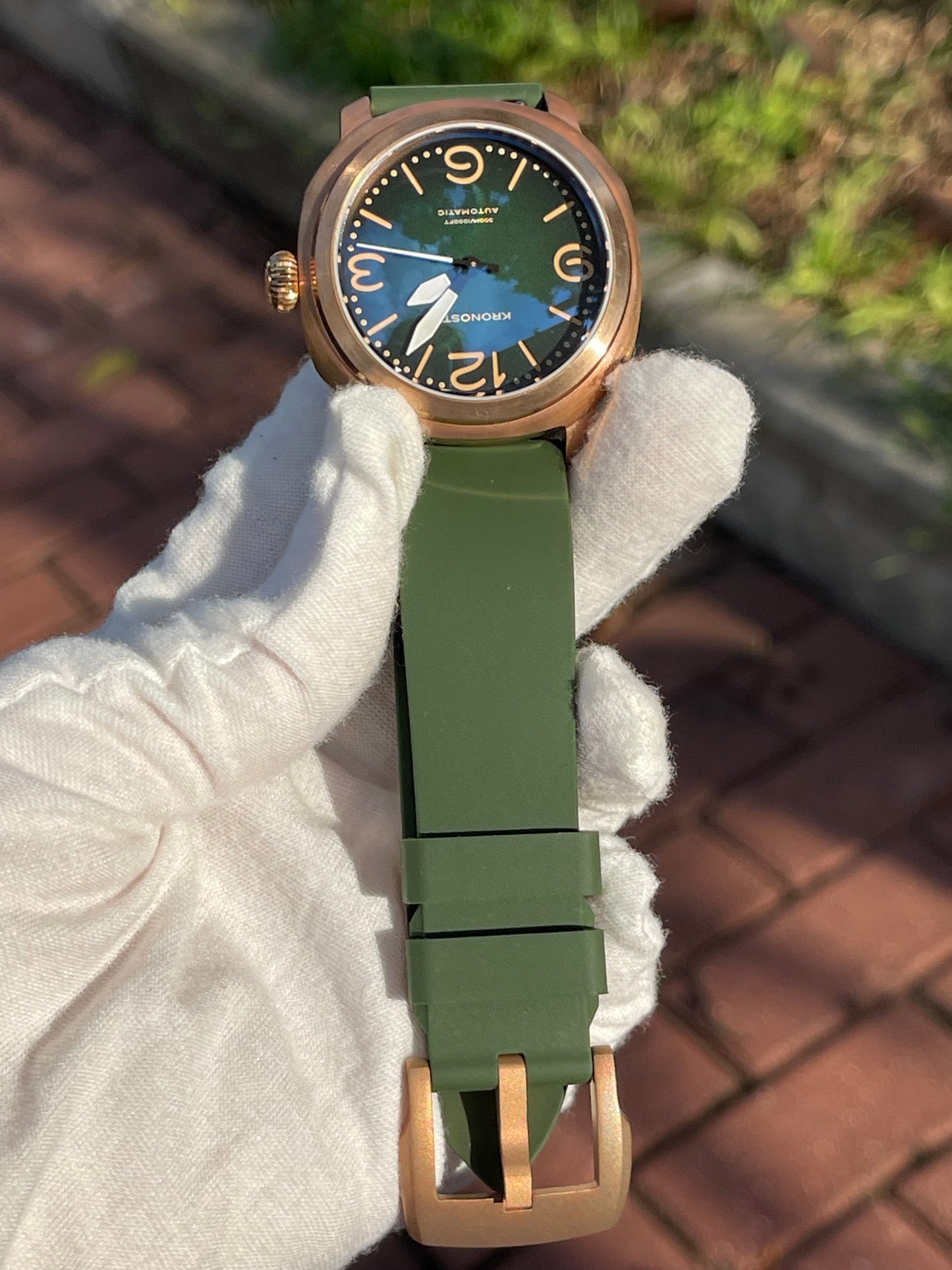 KRONOSTI Voyager Horizon – Three-Hand Bronze