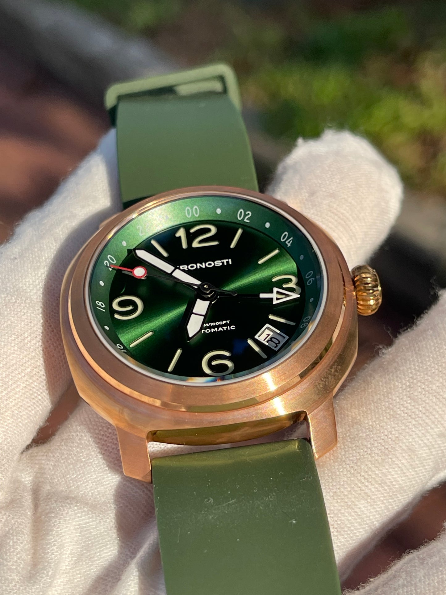 KRONOSTI Voyager Horizon – GMT Bronze