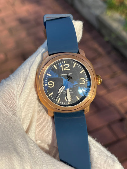 KRONOSTI Voyager Horizon – Three-Hand Bronze
